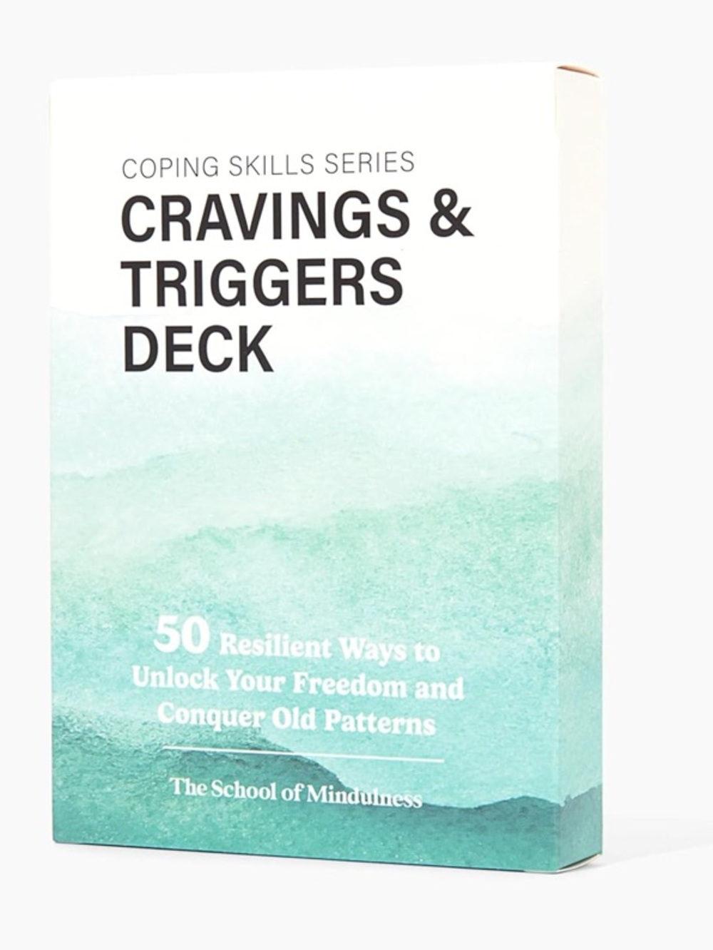The School of Mindfulness Cravings & Triggers Card Deck Self-Help CBT 🧠💚📚